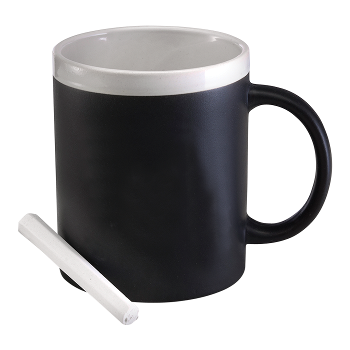 300ml Stoneware Chalk Board Mug