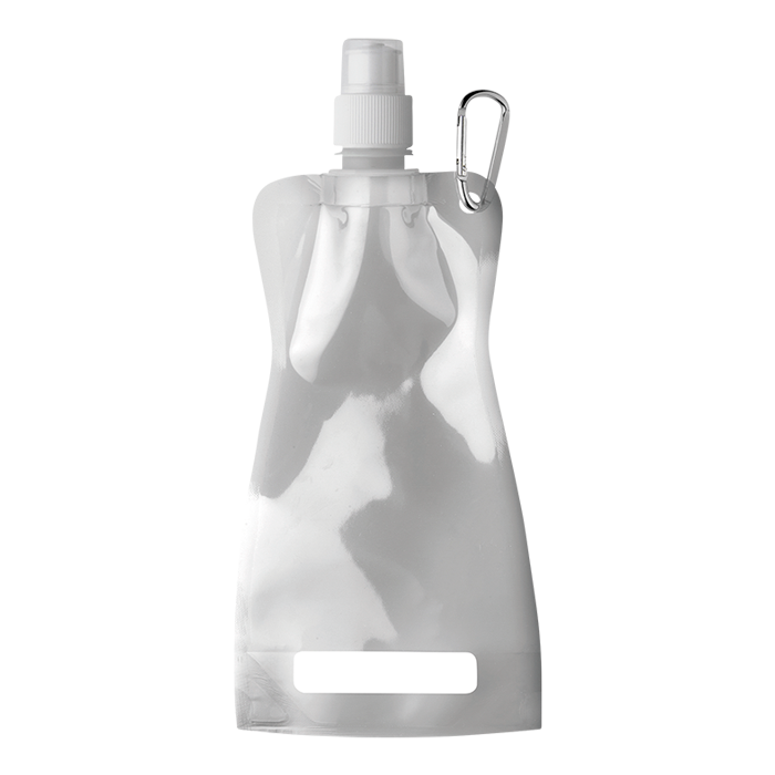 420ml Foldable Water Bottle with Carabiner Clip