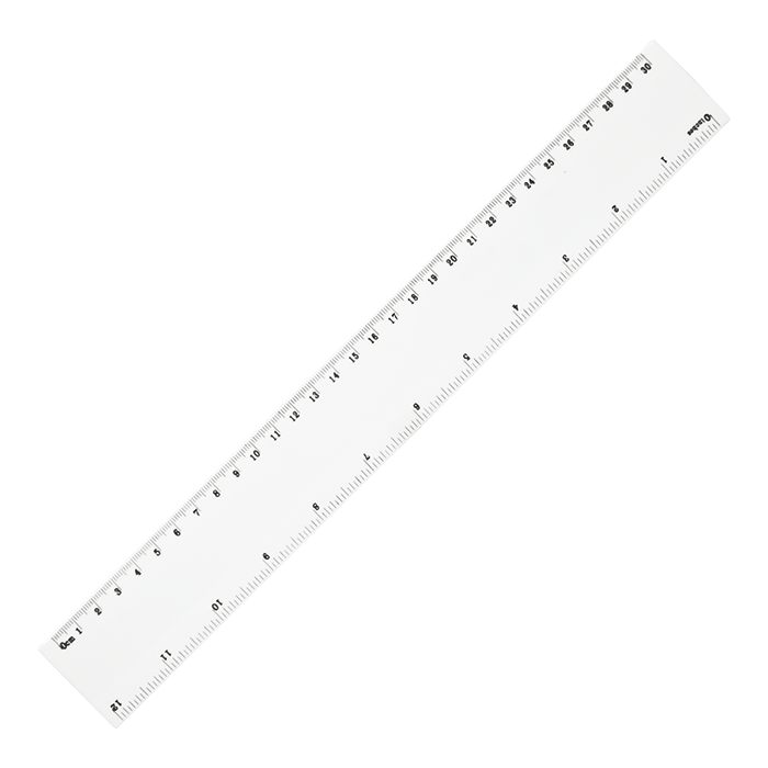 30cm Plastic Ruler — Inddist