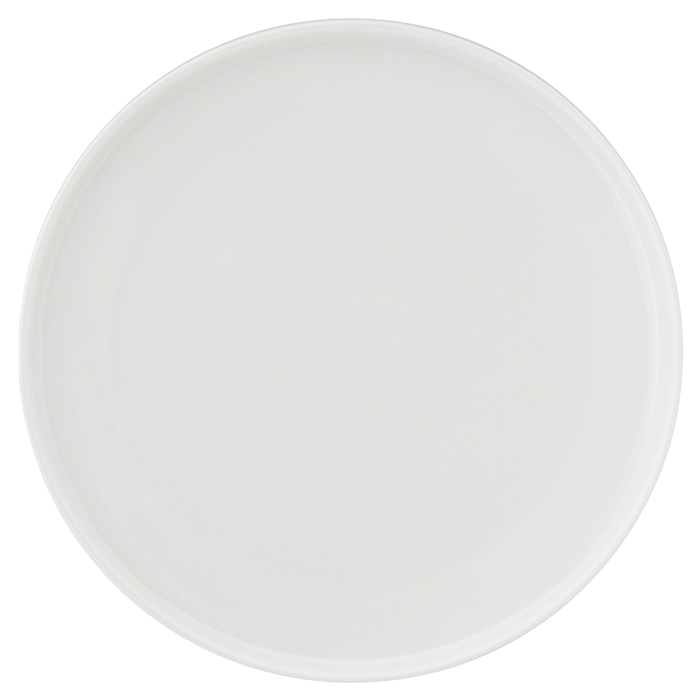 White Basics High Rim Plate — Inddist